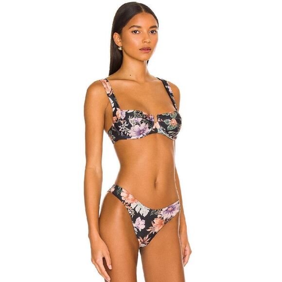 New. L*SPACE floral bikini. XS. Retails $198 - Picture 3 of 10